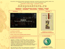 Tablet Screenshot of akupunktura.ro