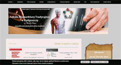 Desktop Screenshot of akupunktura.edu.pl