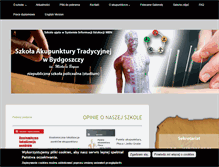 Tablet Screenshot of akupunktura.edu.pl